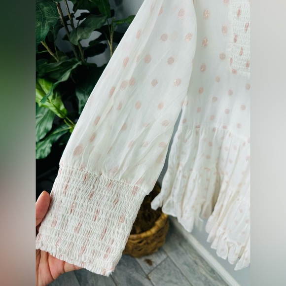 PQ Swim Water Lily Brooke Tunic Cover Up Polka Dot Dress Size M/L - Picture 7 of 11